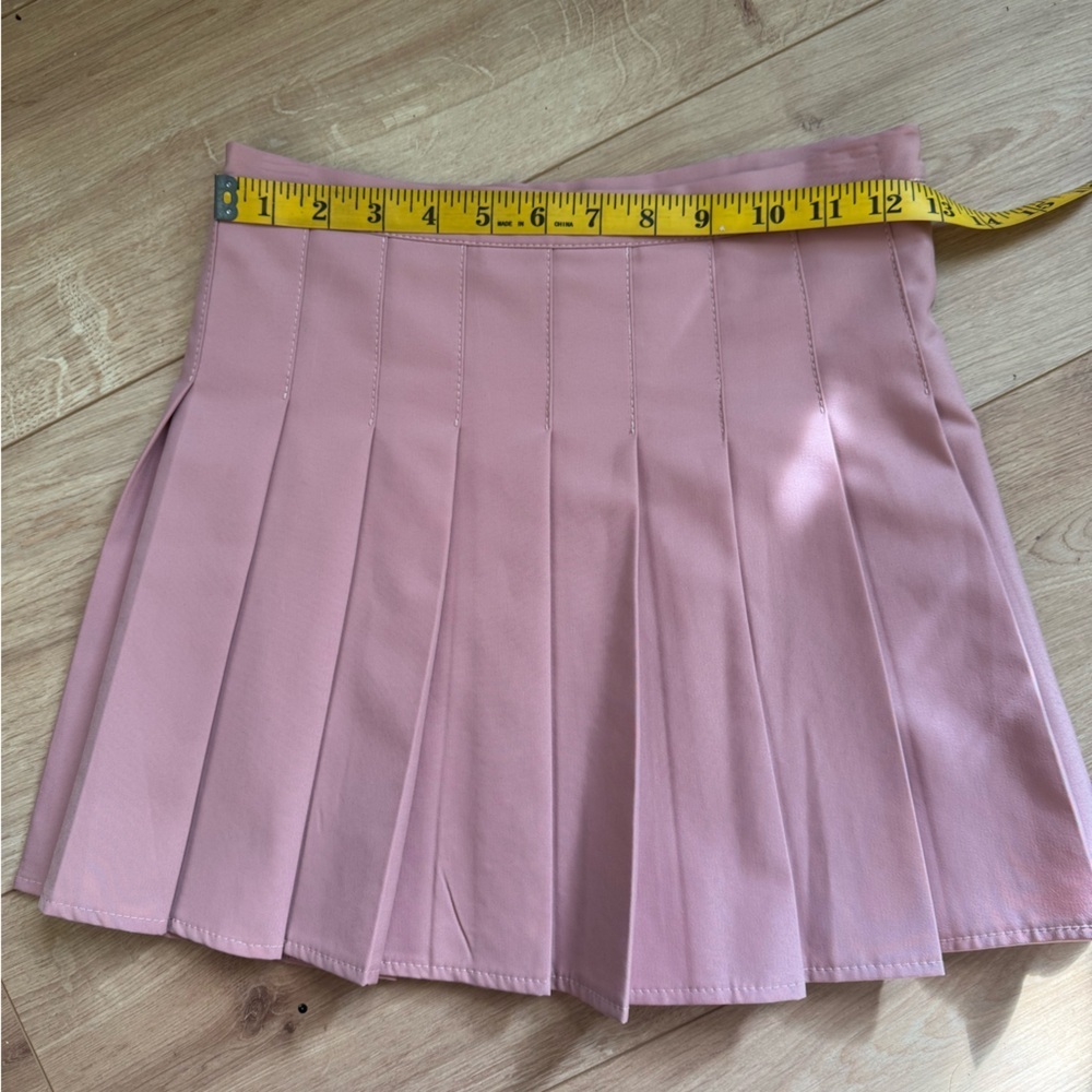 Princess Polly Pink School Girl Skater Skirt - Picture 2 of 4